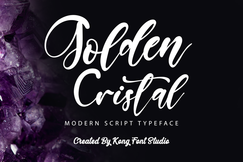 Golden Cristal Font | dafont.com