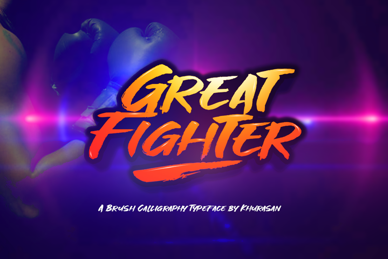 Download Free Great Fighter Font Dafont Com Fonts Typography