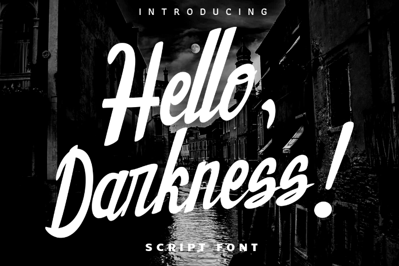 Hello Darkness Font 