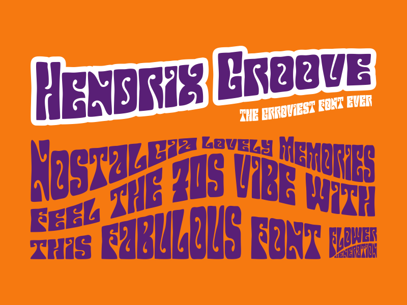 jimi hendrix font