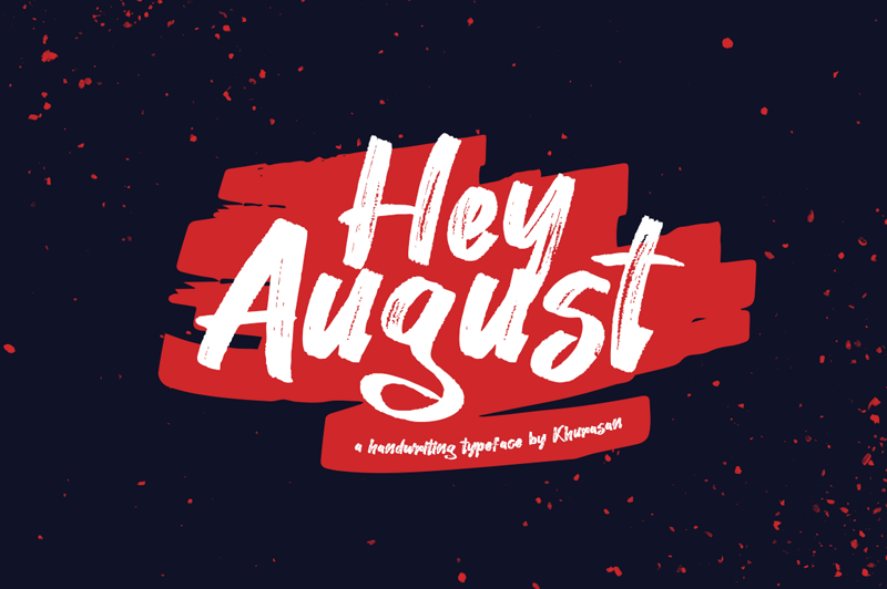 Download Free Hey August Font Dafont Com Fonts Typography
