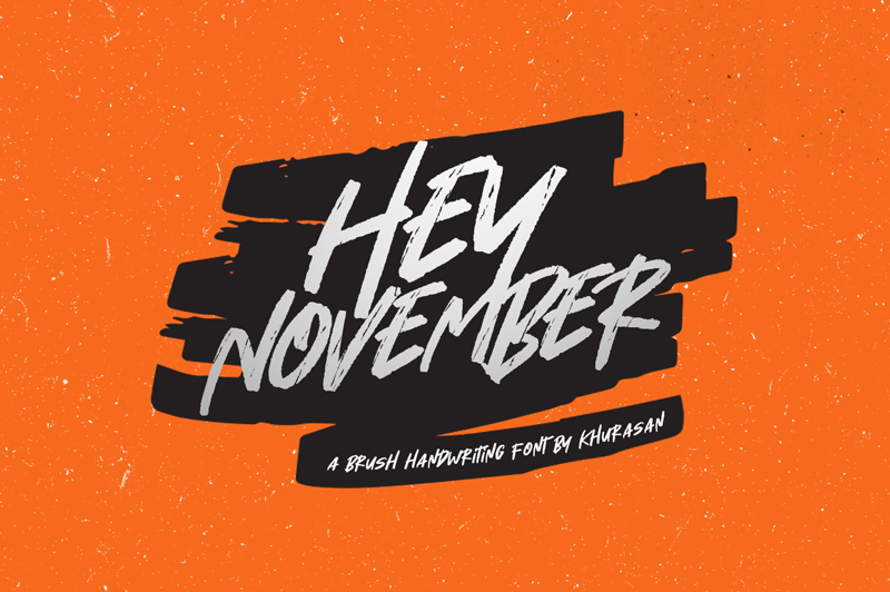 Download Free Hey November Font Dafont Com PSD Mockup Template