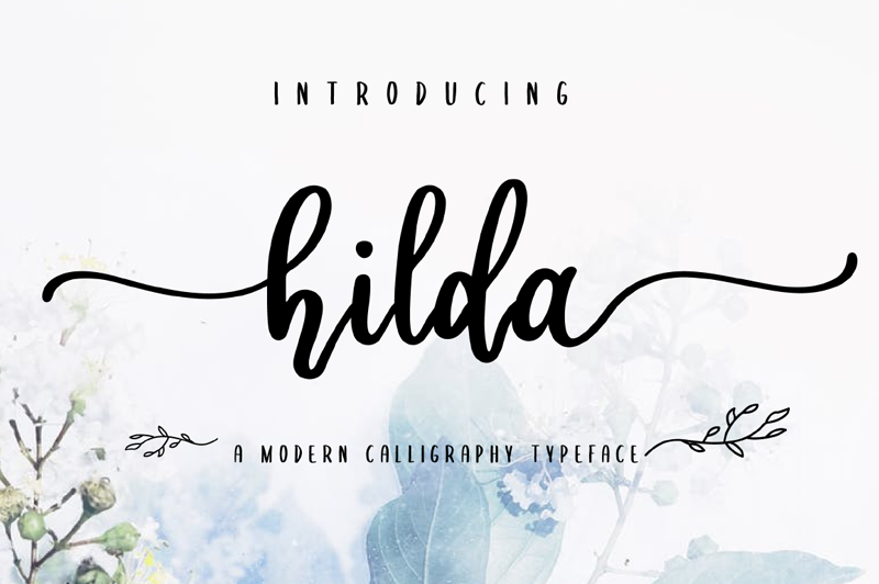 Download Free Hilda Font Dafont Com Fonts Typography