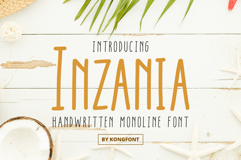 Inzania Font | dafont.com