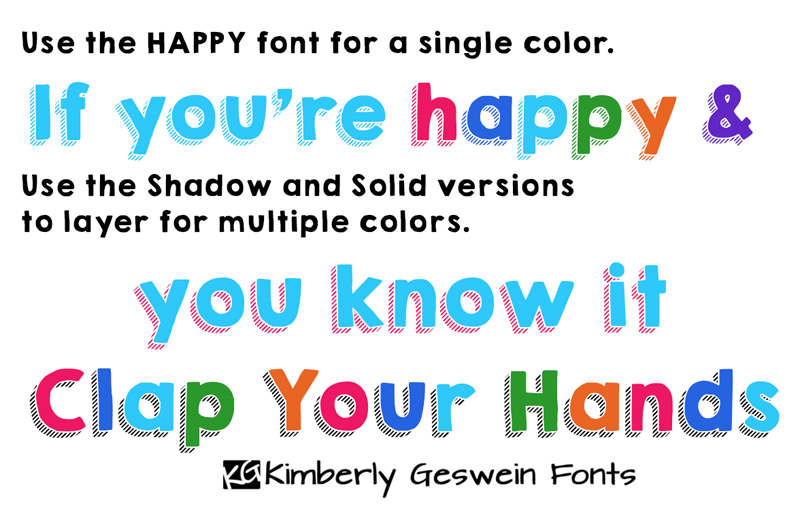 Kg Happy Font Dafont Com