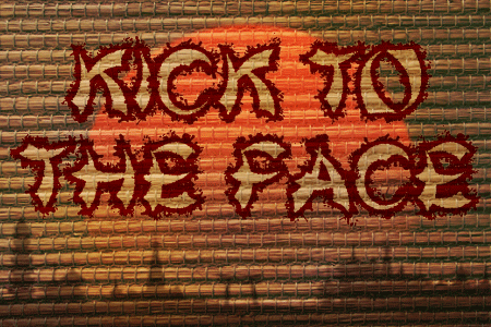 Kick To The Face Font | dafont.com