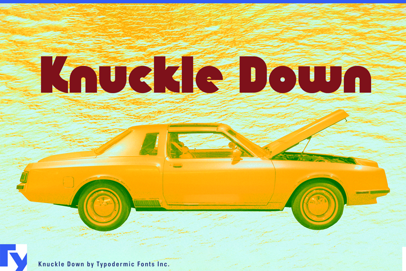 Knuckle Down | dafont.com