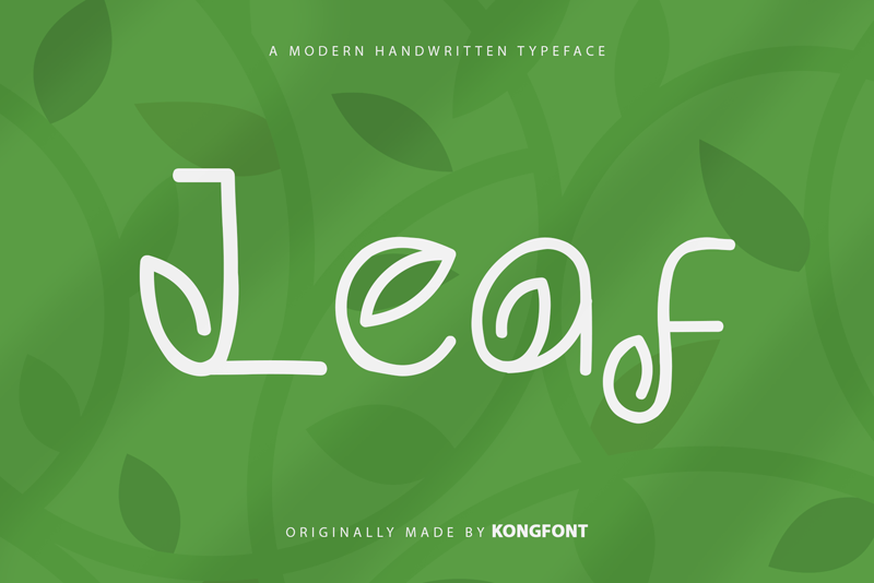 Leaf Font | dafont.com