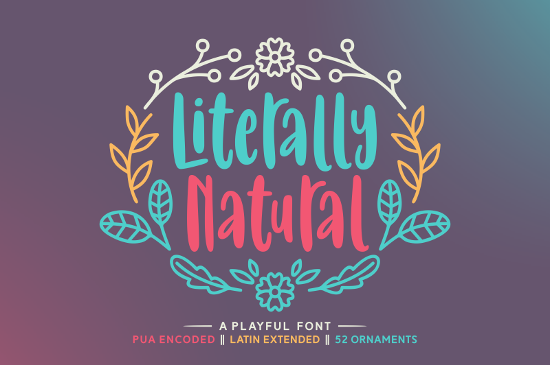 Download Free Literally Natural Font Dafont Com Fonts Typography