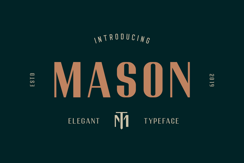 Download Free Mason Font Dafont Com Fonts Typography
