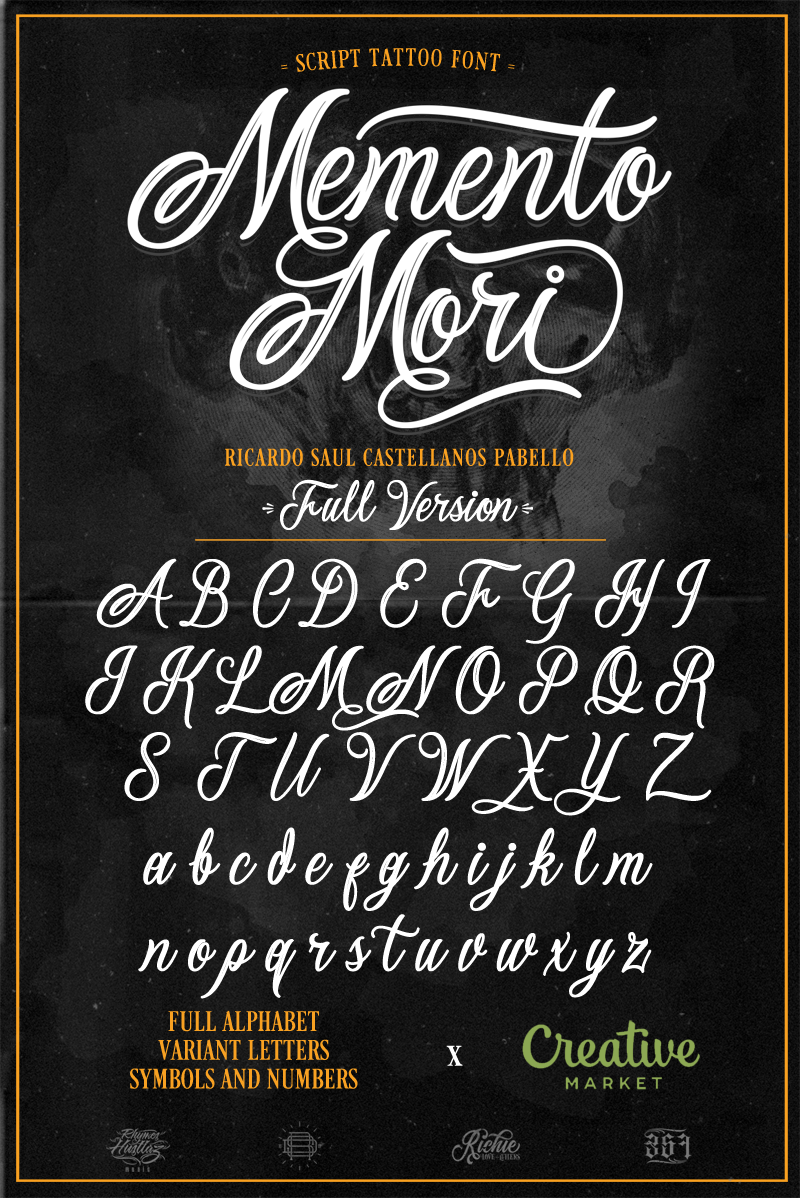 Memento Mori Font  dafontcom