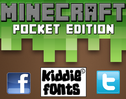 Minecraft PE Font  dafont.com