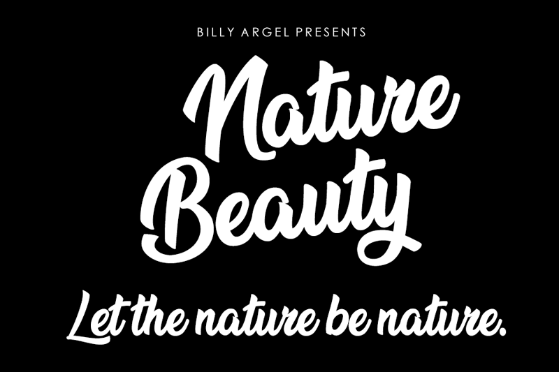 Nature Font | dafont.com