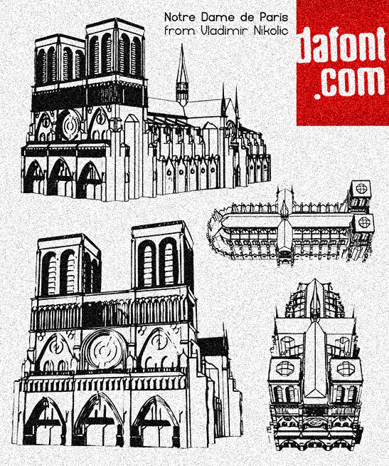 Notre Dame de Paris Font | dafont.com