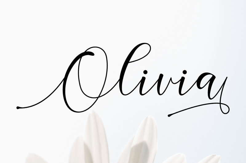 Download Free Olivia Font Dafont Com Fonts Typography