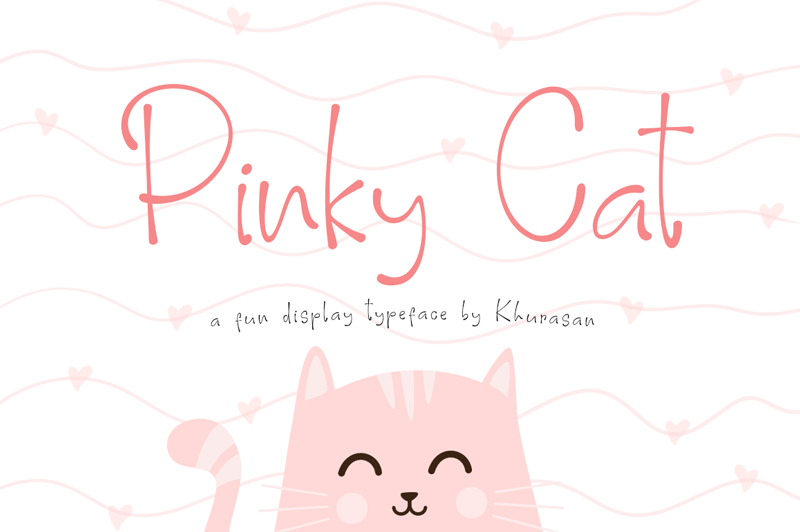 Pinky Cat Font