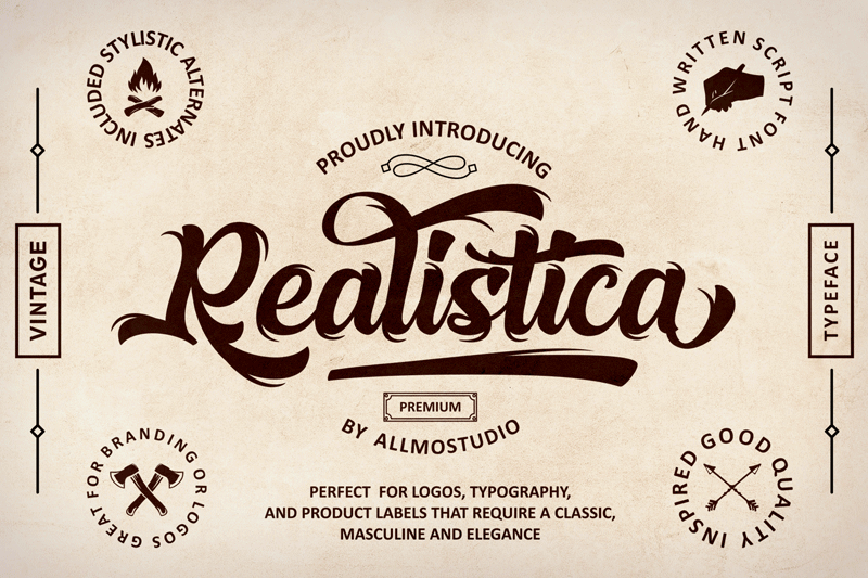 Realistica Font  dafont com