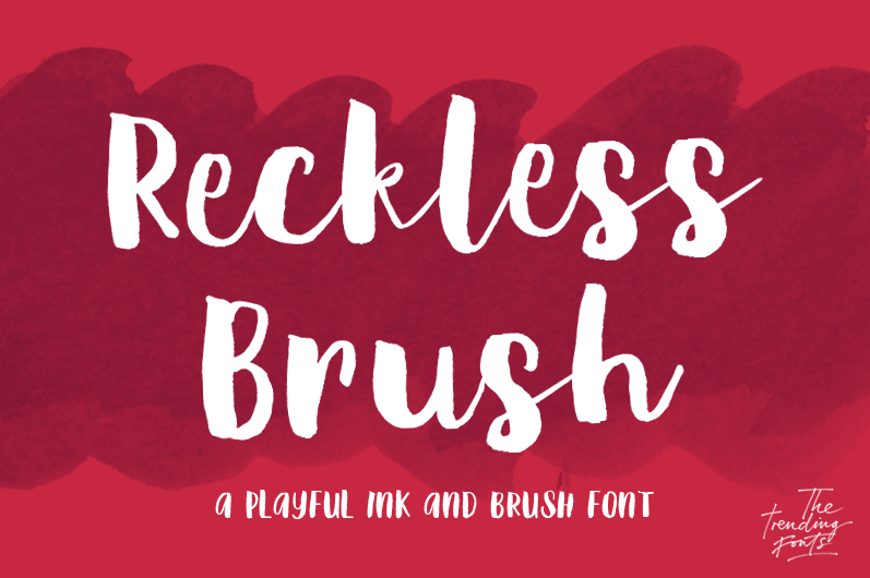 Reckless Brush Font | dafont.com