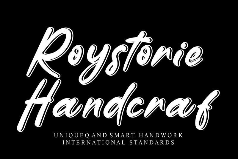 Roystorie Handcraf Font | dafont.com
