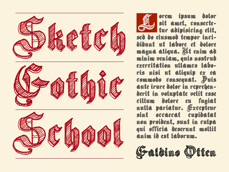 Traditional Tattoo Font · 1001 Fonts