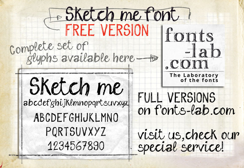 Sketch Me Font | Dafont.com