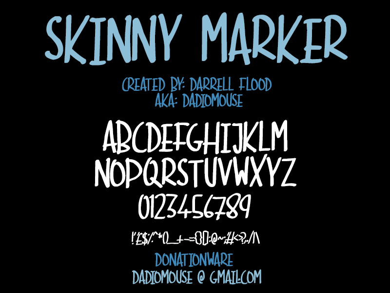 Marker Font