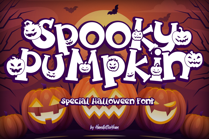 Spooky Pumpkin Font 