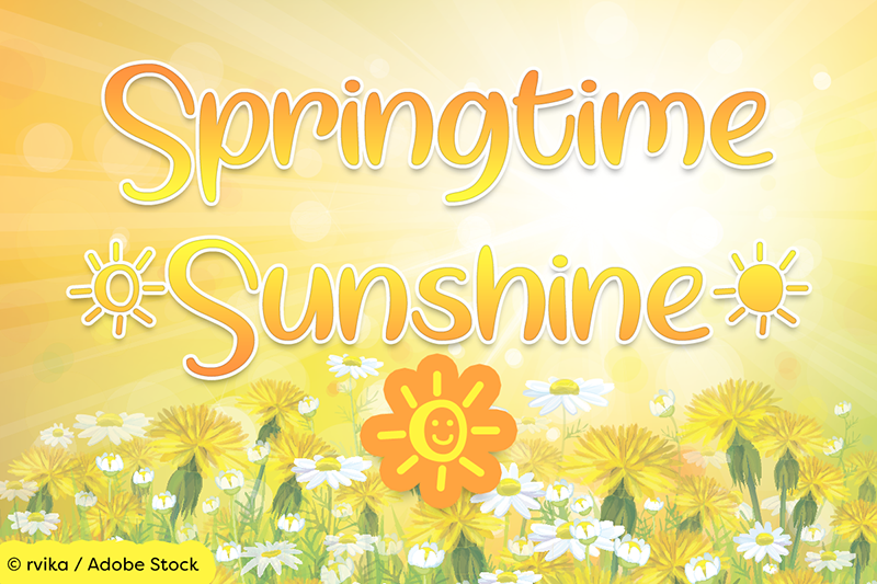 Springtime Sunshine Font Dafont Com