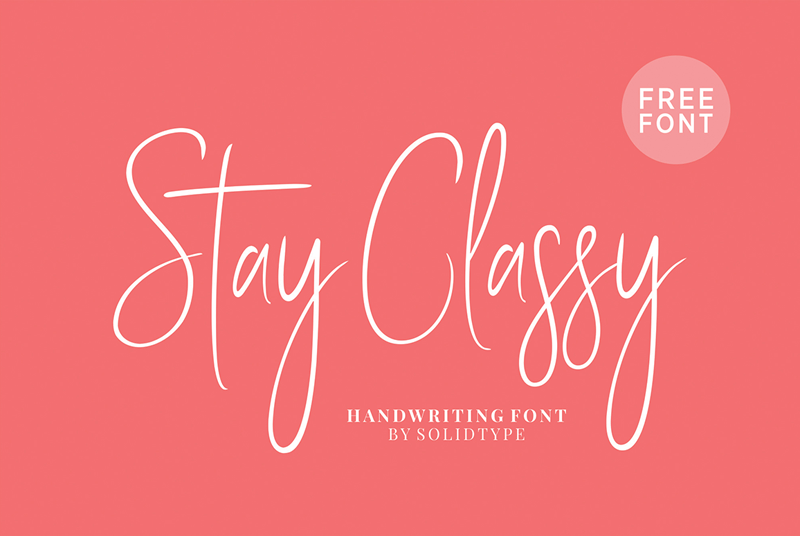 Stay Classy SLDT Font | dafont.com