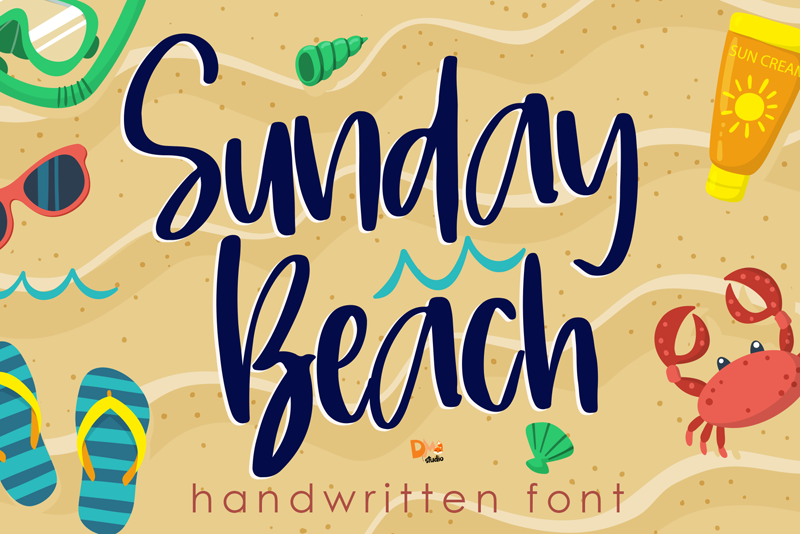 Sunday Beach Font Dafont
