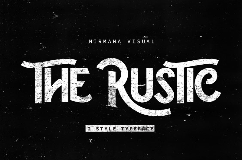 Download Free The Rustic Font Dafont Com Fonts Typography