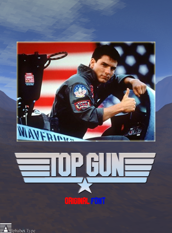 Top Gun Font dafont.com