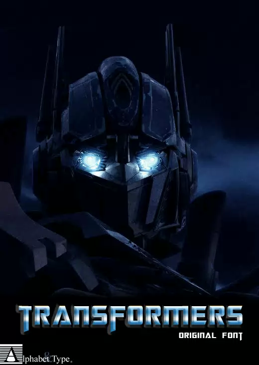 Transformers Movie Font Dafontcom