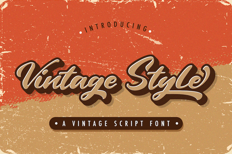 Vintage Style Font Dafont