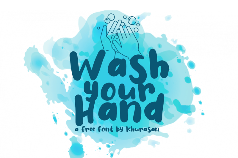 Download Free Wash Your Hand Font Dafont Com Fonts Typography