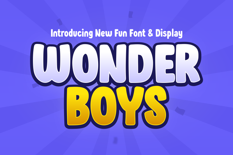 Wonder Boys Font