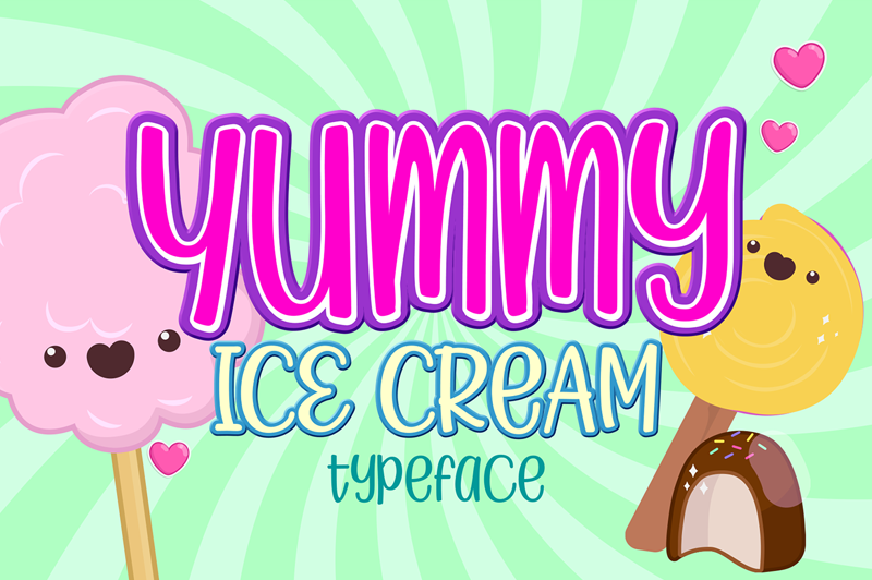 Bad Ice Cream Demo Regular Font