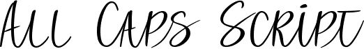 All Caps Script