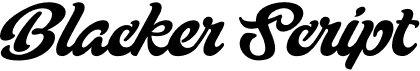 Blacker Script