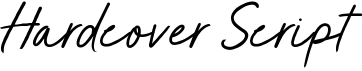 Hardcover Script